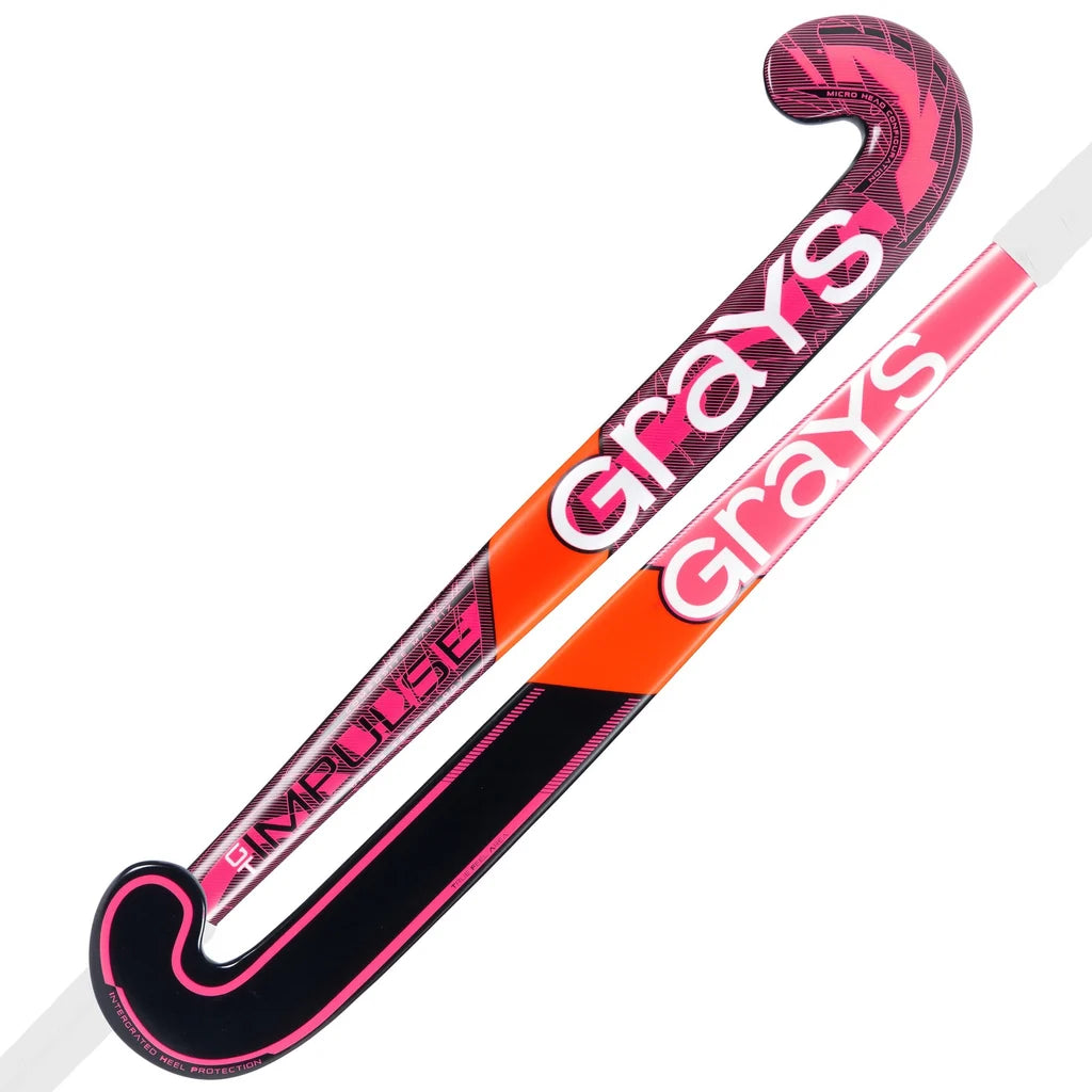 GraysImpulseMidbowHoutHockeystickJuniorBlack-Pink1.webp