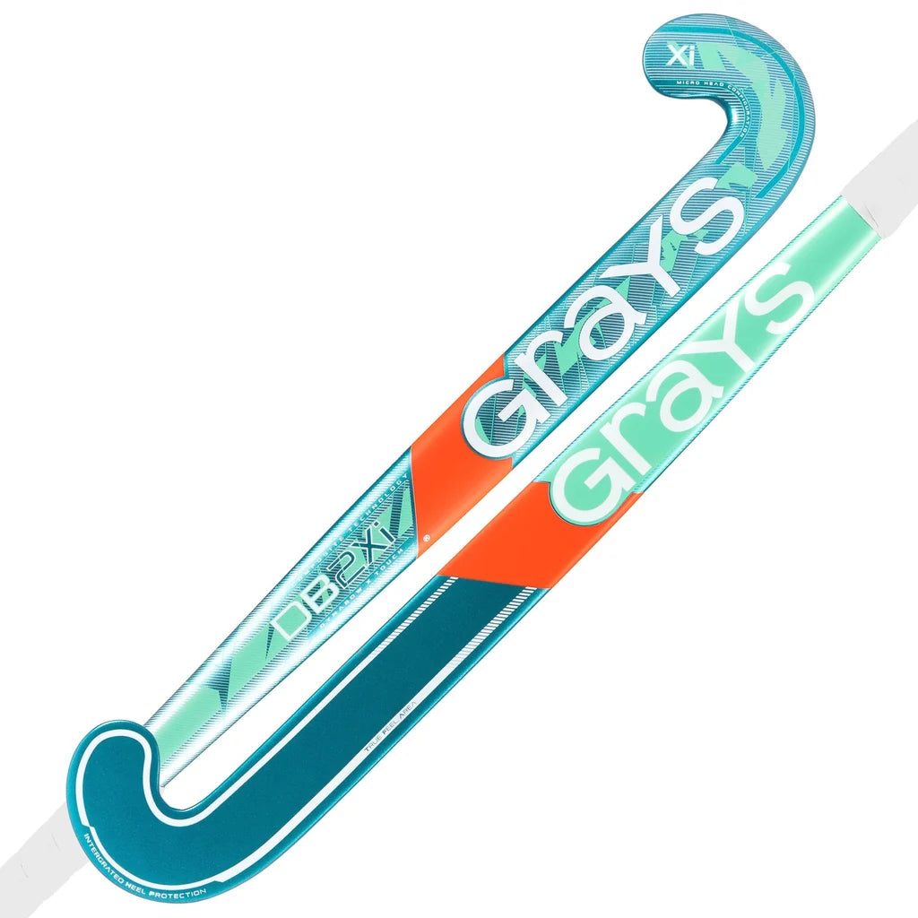 Grays DB2 Xi Composiet Dynabow 36,5 inch Indoor Hockeystick Blue - Green